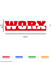 Colored WORX Racing Sponson Stickers