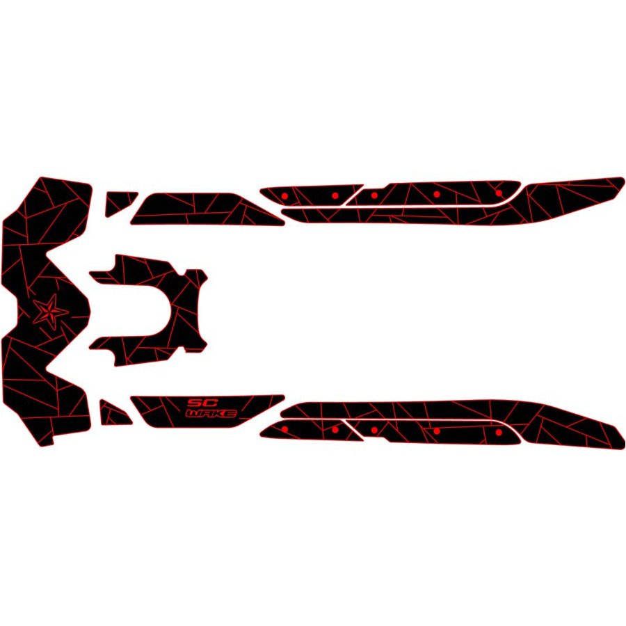 SC WAKE SEA-DOO RXT-X(18-23) & RXT-X 325 MAT KIT-FRACTAL DESIGN