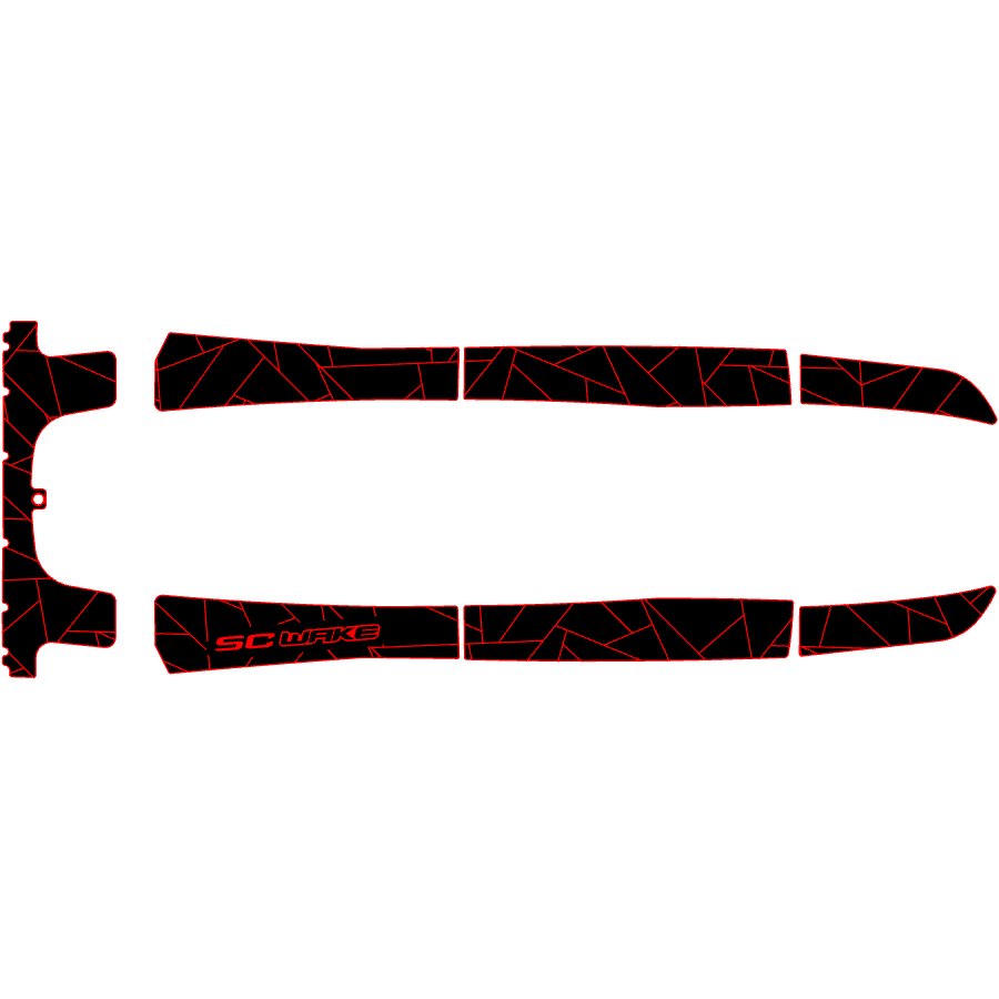 SC WAKE KAWASAKI ST/STS/750, STX/900, & STX PRE '99 MAT KIT - FRACTAL DESIGN SC WAKE KAWASAKI ST/STS/750, STX/900, & STX PRE '99 MAT KIT - FRACTAL DESIGN