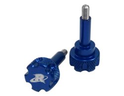 RIVA Yamaha 1.8L/1.9L Engine Cover Billet Knob Sets - Blue