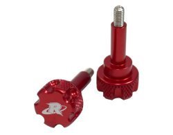 RIVA Yamaha 1.8L/1.9L Engine Cover Billet Knob Sets - Red