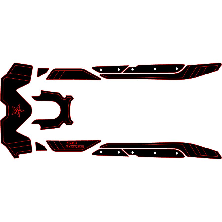 SC WAKE SEA-DOO RXT-X(18-23) & RXT-X 325 MAT KIT-CLASSIC DESIGN SC WAKE SEA-DOO RXT-X(18-23) & RXT-X 325 MAT KIT-CLASSIC DESIGN