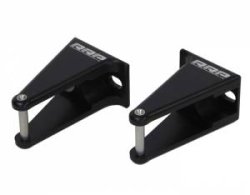 Rick Roy Rickter Billet Adjustable Hood Fork - Black Rick Roy Rickter Billet Adjustable Hood Fork - Black