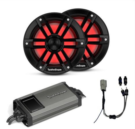 Yamaha Rockford Fosgate M1 6.5″ Audio Upgrade Kit - Black