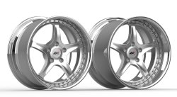 Set of Hulk Forged Series 3 Reverse Lip Wheels for C4 ZR-1 Corvette