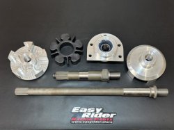 Rotax Racing Drive shaft with coupl.+bearing seal rxt x 12 SET BACK ass'y