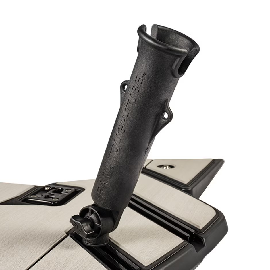 Track-Mounted Rod Holder