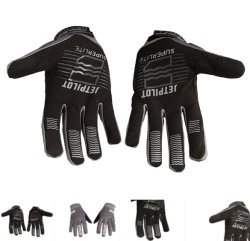 Jetpilot Superlite Full Finger Glove - Charcoal