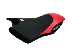 RIVA Yamaha GPR Seat Cover - Black/ Red