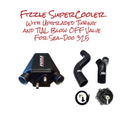 Fizzle SuperCooler + 325 Tubing Upgrade Kit + TiAL Blow Off Valve