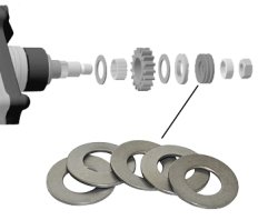 FIZZLE Sea-Doo Heavy-duty Supercharger Clutch Spring Washers for 08+