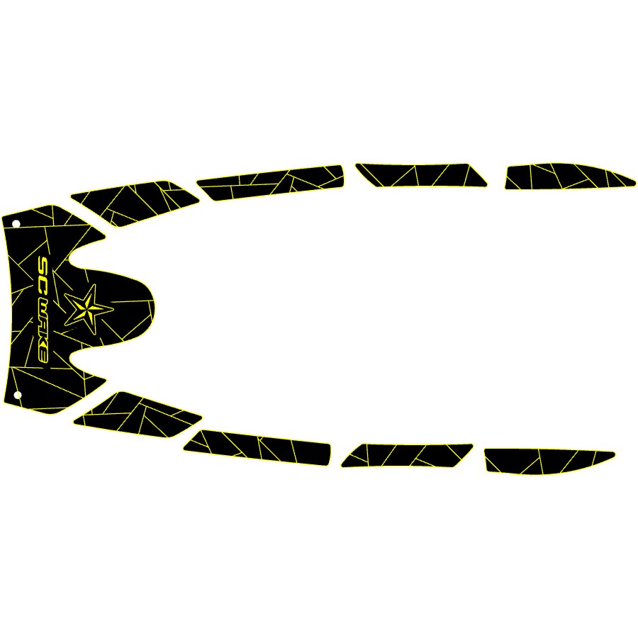 SC WAKE YAMAHA GP 1200R, GP 1300R, & GP 800R MAT KIT - FRACTAL DESIGN SC WAKE YAMAHA GP 1200R, GP 1300R, & GP 800R MAT KIT - FRACTAL DESIGN