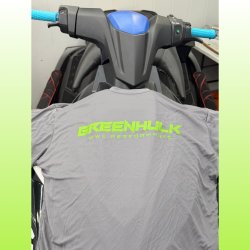GREENHULK Port & Co® Performance Tee - Grey Concrete