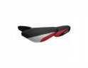 RIVA Kawasaki Ultra Seat Cover - Black/ Red/ Silver