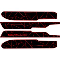 SC WAKE KAWASAKI X2 MAT KIT - FRACTAL DESIGN