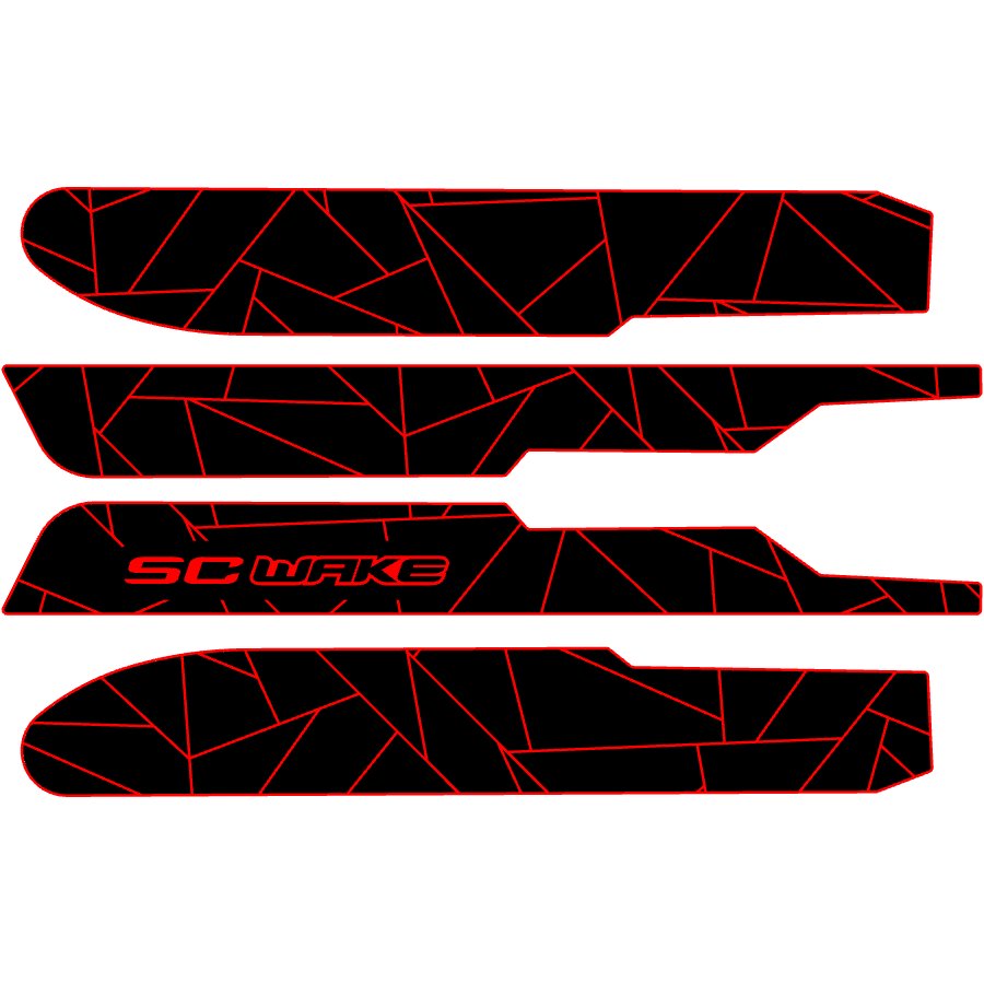 SC WAKE KAWASAKI X2 MAT KIT - FRACTAL DESIGN