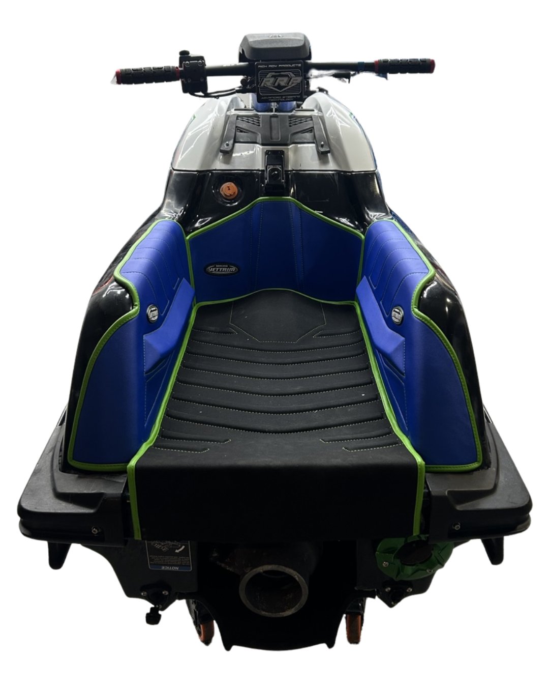 Jettrim Custom SXR1500 Mat Set (blue and black with green)
