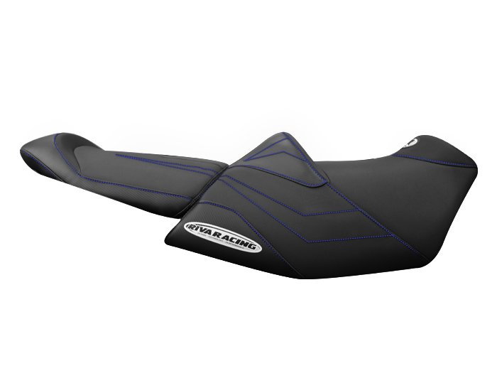 RIVA Sea-Doo 2018+ RXT 230/300/325 Seat Cover - Black/Blue Stitching