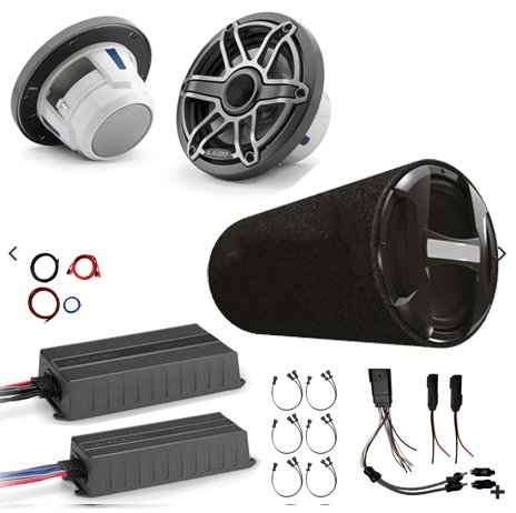 Seadoo JL Audio M6 6.5″ Upgrade Kit w/ 10 inch Subwoofer - Grey