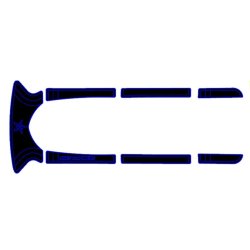 SC WAKE KAWASAKI 1100 STX DI (00-02) & STX (01-17) MAT KIT - CLASSIC DESIGN