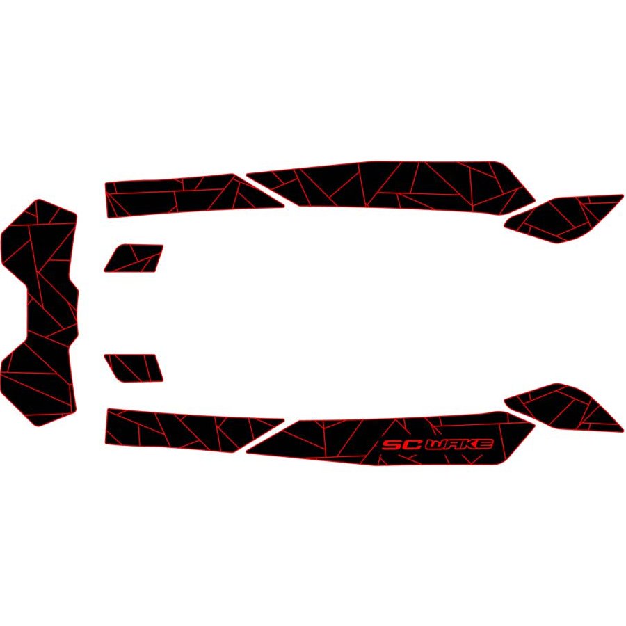 SC WAKE SEA-DOO SPARK TRIXX 3-UP MAT KIT-FRACTAL DESIGN