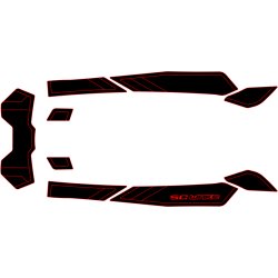 SC WAKE SEA-DOO SPARK TRIXX 3-UP MAT KIT-CLASSIC DESIGN
