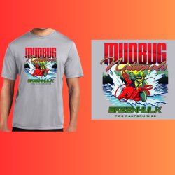 GREENHULK Mudbug Nationals T-Shirt - Silver