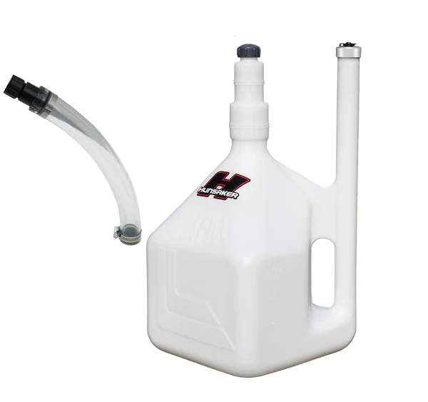 HUNSAKER 5 GALLON QUIKFILL FUEL JUG w/ HOSE KIT