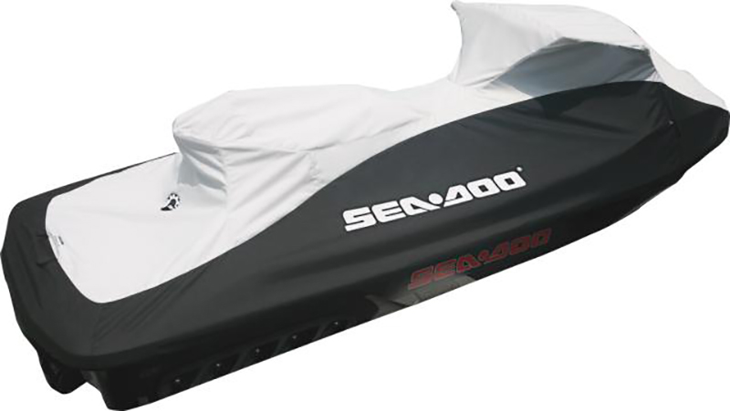 BLACK/BLUE Seadoo GTI w/out mirrors 2006-2009 Jet Ski Watercraft Cover 