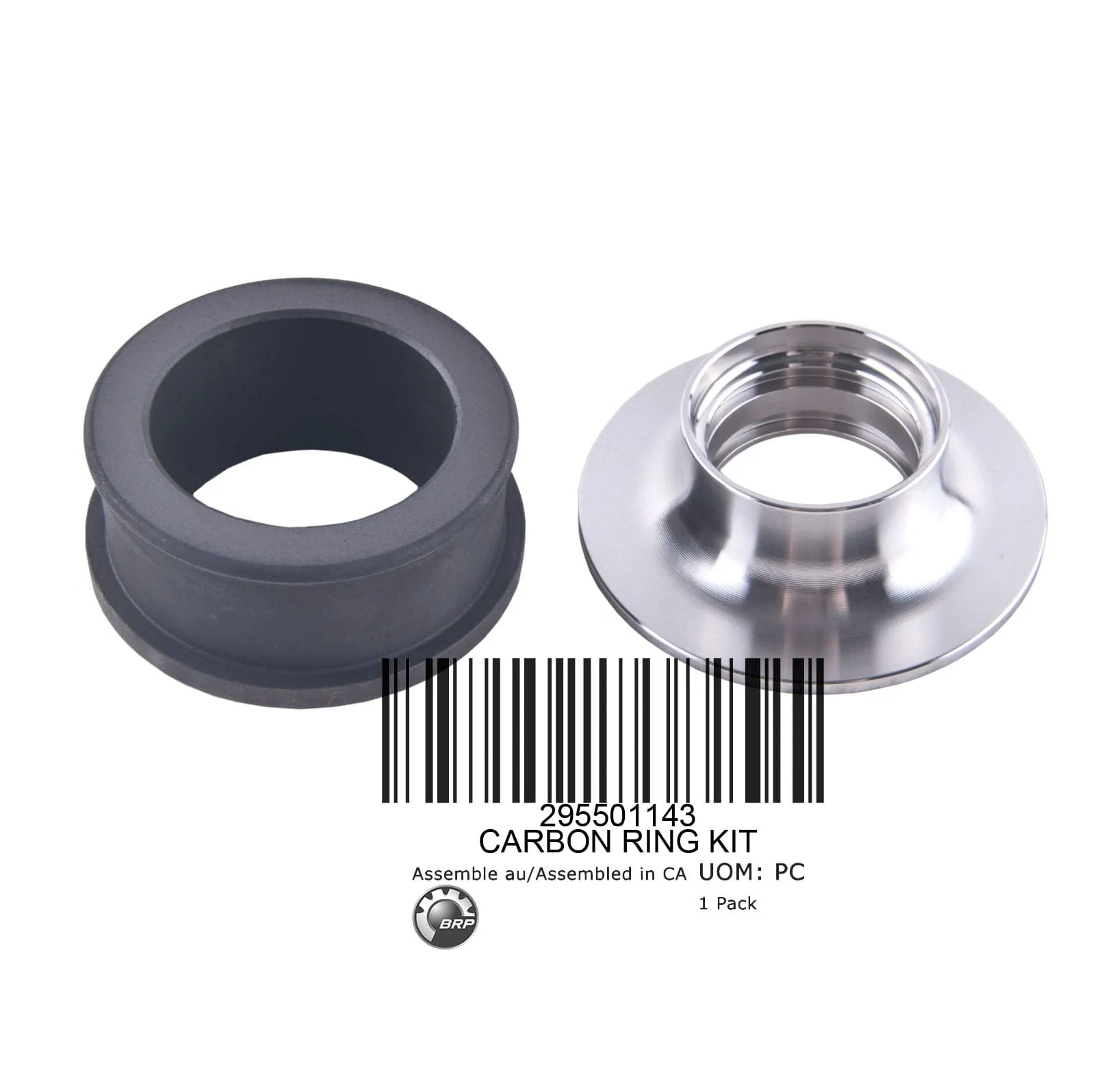 Carbon Ring Seal Kit for SEA‑DOO SE RENTAL 2006‑2007, 130 2008, 130 2010‑2013 295501143