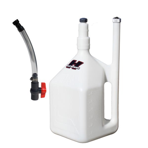 HUNSAKER 8 GALLON QUIKFILL DUMPCAN w/ BALL VALVE HOSE KIT