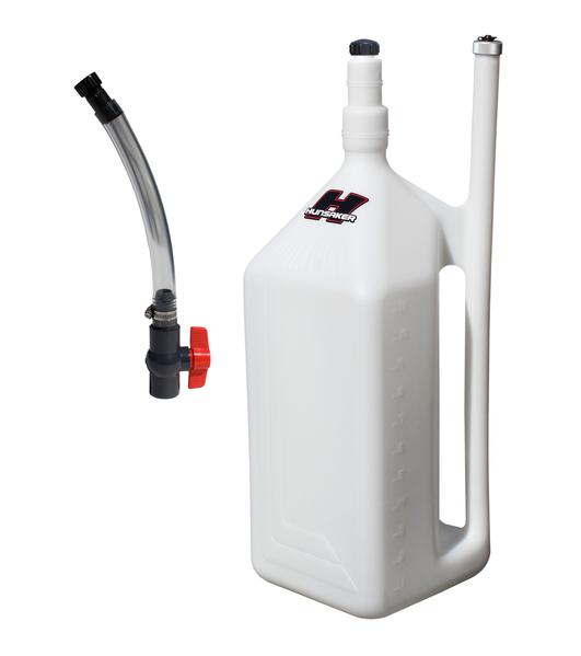 HUNSAKER 11 GALLON QUIKFILL DUMPCAN w/ BALL VALVE HOSE KIT