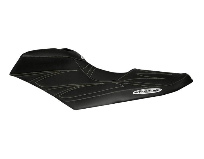 RIVA Seadoo RXP-X 300/260, GTR-X 230 Seat Cover - Black/ Silver Stitch