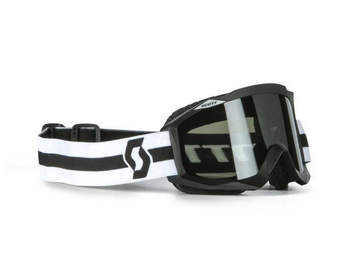 Scott Hustle Aqua Goggles - Black with Dark Grey Lens