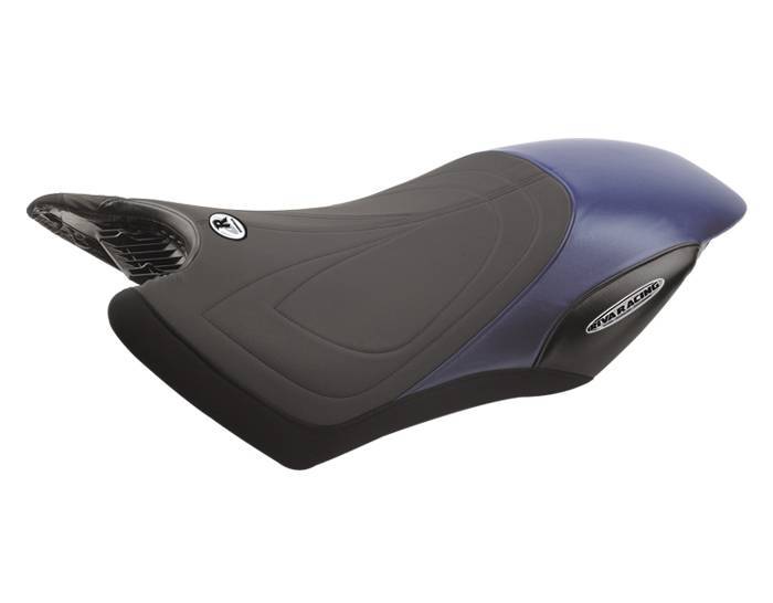 RIVA Yamaha GPR Seat Cover - Black/ Blue