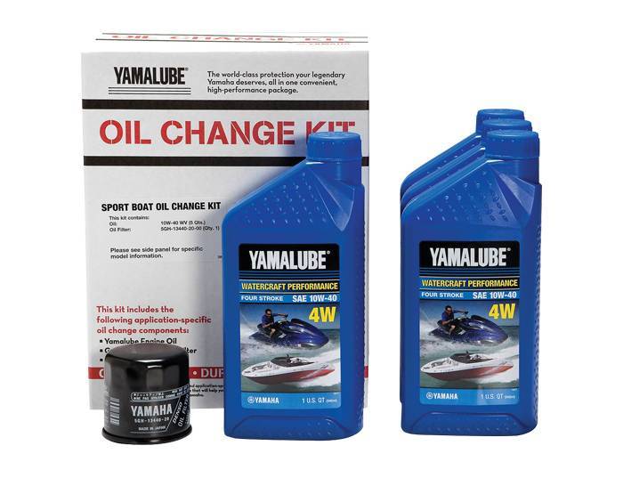 Yamalube Watercraft Oil Change Kit (4-cylinder 1.8L only)