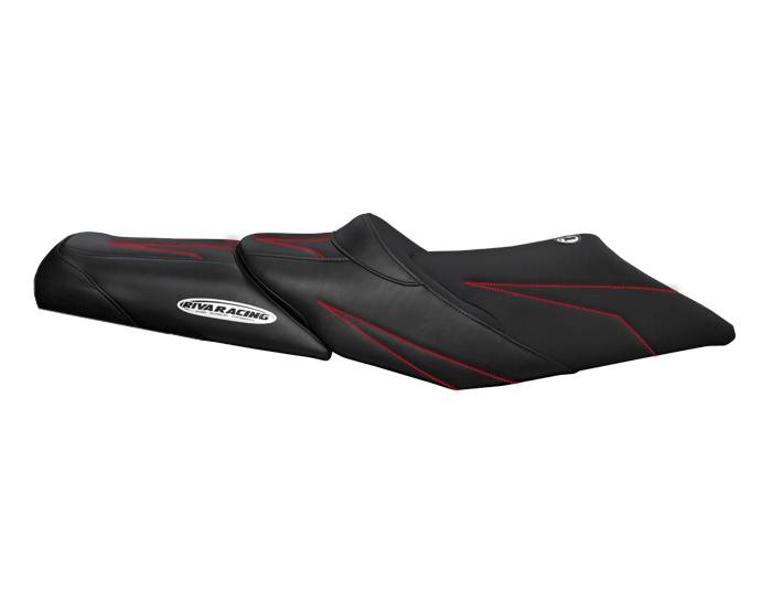 RIVA Yamaha 2021 and Newer GP1800R Seat Cover - Black/ Red Stitch