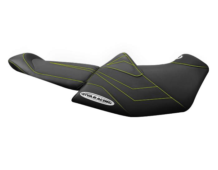 RIVA Sea-Doo 2018+ RXT 230/300 Seat Cover - Black/Neon Yellow Stitching