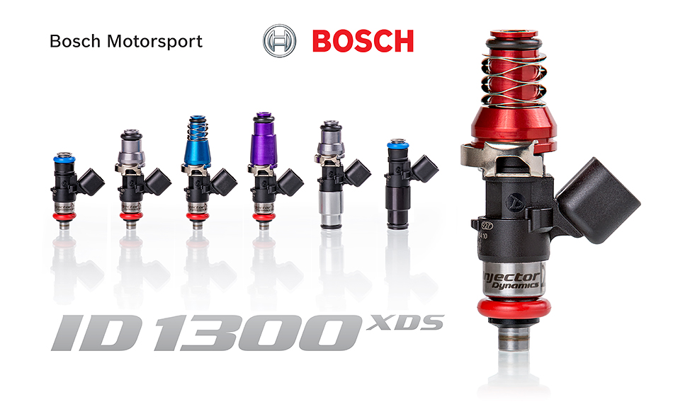 Injector Dynamics 1300cc XDS fuel injectors for Yamaha with plug and play adapters