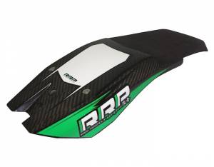 Rick Roy Ninja Carbon Look Chin Pad - Black/Green