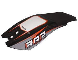 Rick Roy Ninja Chin Pad Carbon Look - Black/Orange