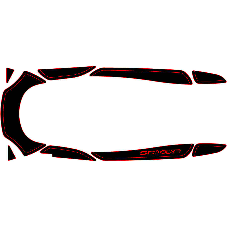 SC WAKE SEA-DOO GTI 4-TECH (06-08),GTI/GTI SE 130 & 155 (09-10), WAKE 155 (09-10) MAT KIT-CLASSIC DESIGN