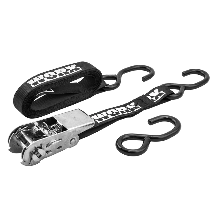 WORX Triple Hook PWC Tie-Down Ratchet Strap