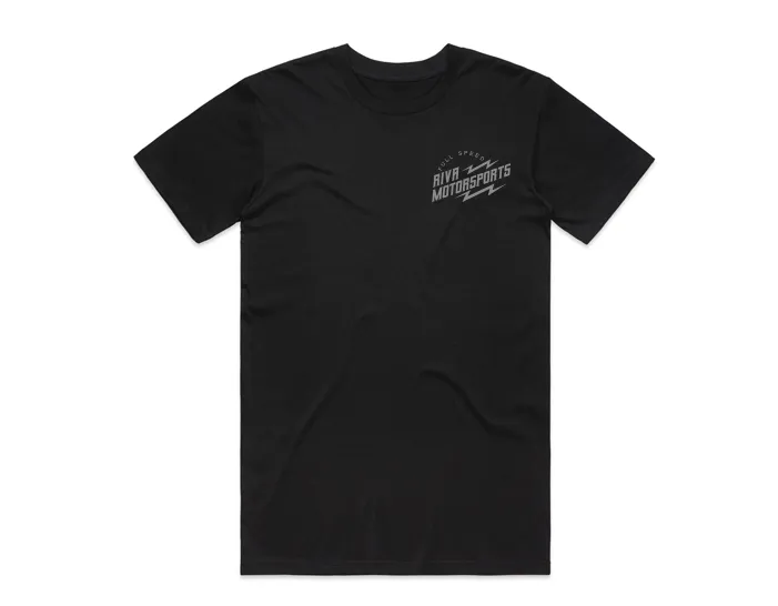 RIVA Motorsports Bolt Tee - Black/Gray