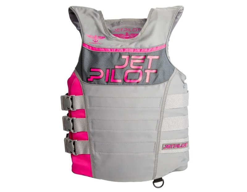 Jetpilot F-86 Sabre Nylon CGA Vest GREY/PINK