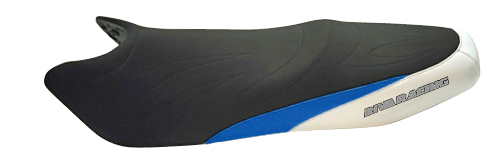 Seat Cover, `02-2005 KAW STX all, BLK/BLU/WHT