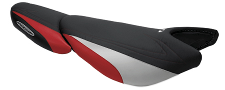 Seat Cover for `10 KAW Ultra 260X, BLK/RD