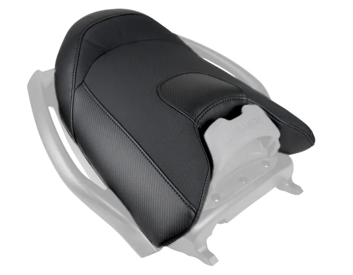 RIVA Sea-Doo 2021+ RXP 300 Passenger Rear Seat Cover - Black with Black Stitching