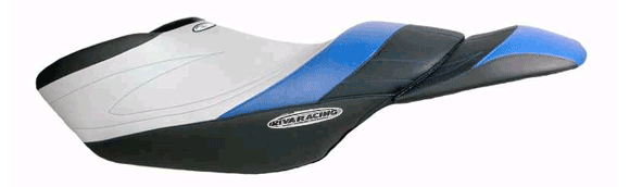 RIVA Yamaha FZR Seat Cover BK/BL/SIL